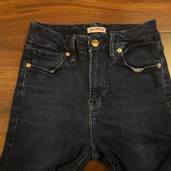 GOOD AMERICAN High Rise Skinny Jeans Size 0/25 - Picture 9 of 10